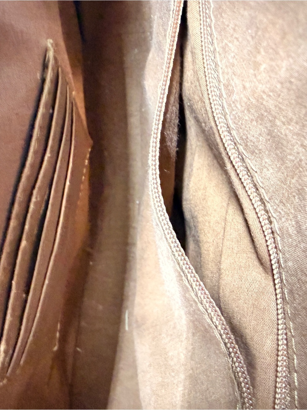 Myra Bag Brown and Cream Hand-Tooled Sunflower Round Crossbody - Picture 7 of 8